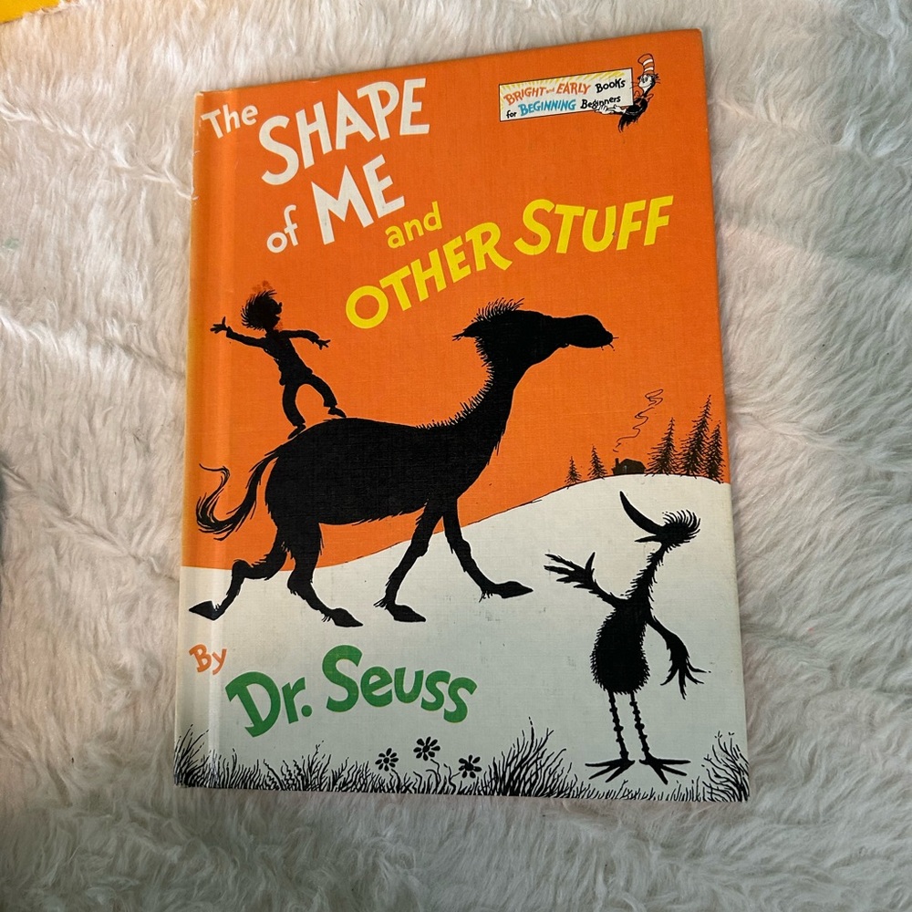 Vintage Dr.Suess 1973 kids collectible book The shape of me